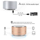 halpa Kaiuttimet-a10 langaton bluetooth kaiutin pieni teräsase subwoofer kannettava mini lahjakortti u disk tf ulkoilu