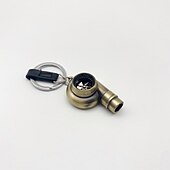 Недорогие Подвески и статуэтки для авто-Звездный огонь настоящий свисток звук турбо автомобильный брелок подшипник скольжения спиннинг турбо ключ чиан автозапчасти турбина турбокомпрессор кольцо для ключей брелок аксессуары