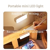 cheap Projector Lamp&amp;Laser Projector-Wall-Mounted Reading Light, Stick On Bunk Bed Lamp Light, Magnetic Mounted Under Cabinet Lighting Rechargeable Battery Operated, Wireless LED Closet Kitchen, Portable Makeup Mirror