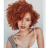 levne Nejkvalitnější paruky-krátká kudrnatá paruka afro kudrnaté paruky pernaté kudrnaté paruky syntetické afro paruky pro černošky