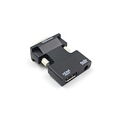 preiswerte Kabel-HDMI-Buchse auf VGA-Stecker-Konverter mit Audioadapter unterstützt 1080p-Signalausgabe