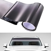 economico Parasole e aletta parasole per auto-1 pc Parabrezza parasole per auto Facile da installare Per Universali Parabrezza Protezione solare Vinile 20*150 cm