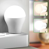 economico Lampadine LED a sfera-luce notturna portatile mini usb protezione per gli occhi, luce di emergenza luce di alimentazione mobile, luci usb di notte lampadina plug-in per camera da letto, bagno, asilo nido, corridoio,