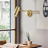 cheap Swing Arm Lights-Wall Light Eye Protection Modern Nordic Style Sconces Swing Arm Lights Living Room Bedroom Metal 110-120V / 220-240V 5 W