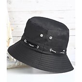 preiswerte Herrenhüte-Herren Sonnenhut Angelhut Unisex Boonie Hut Wanderhut schwarz Wein Polyester Reise Strand Outdoor Urlaub schlicht UV Sonnenschutz Sonnencreme faltbar