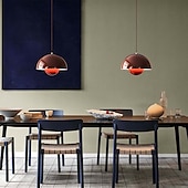 preiswerte Insellichter-blumenknospe kronleuchter macaron verstellbare abgesetzte pendelleuchte schlafzimmer nachttischdekoration hängelampe e27 1-licht farbe pendelleuchte deckenleuchten