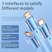 levne Kabely pro mobilní telefony-Nabíjecí stanice 3 Port Multi USB nabíječka Rychlé bezdrátové nabíjení 3 v 1 pro více zařízení Pro Mobilní telefon