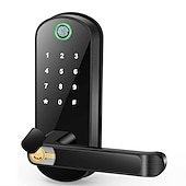 economico Serrature porte-serratura intelligente 5 in 1 con maniglia funzione di memoria di archiviazione tecnologia biometrica