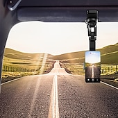 cheap Car Holder-Sun Visor Cell Phone Holder 360° Rotatable Multifunctional Sunvisor Hanging Clip Bracket Cell Phone Mount For  7 Inch Telephone