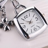 cheap Quartz Watches-Mother's Day Gift for Women Quartz Watch Bracelet Wrist Watch Rhinestone Love Heart Style Stainless Steel Stylish Analog Quartz Bracelet Ladies Exquisite Casual Watch
