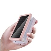 abordables Lámparas de escritorio-lámpara de mesa plegable solar regulable táctil lámpara de escritorio lámpara de mesa de protección ocular lámpara de mesa recargable solar portátil carga usb solar