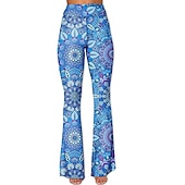 abordables Fondos-Retro Antiguo Años 60 Años 70 Pantalones Canguelo Los pantalones de campana Hippie Disfraz Mujer Ropa Cotidiana Desfile del orgullo Mes del Orgullo Adulto Pantalones