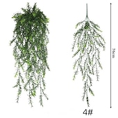 お買い得  人工植物と緑-人工植物プラスチックモダン現代壁の花 1 ピース結婚式の装飾