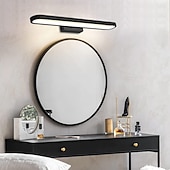 cheap Vanity Lights-15.6in  23.5in 31.2in Modern and Minimalist Led Wall Lamp Living Room Bedroom Bathroom Dressing Table Black Coffee Mirror Front lamp AC220V AC110V