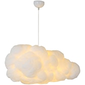 cheap Island Lights-LED Pendant Light Hanging Cloud Light Kids Room Light Fixture Modern Cloud Chandelier Bedroom Ceiling Light Fixtures