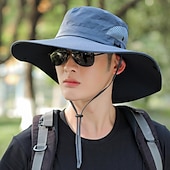 levne Outdoorové pokrývky hlavy-Slamák Rybářský klobouk Dağcı Şapkası Čepice UV ochrana proti slunci Rychleschnoucí Lehká váha Léto Jaro Široký okraj Pánské Dámské Rybaření Činnost