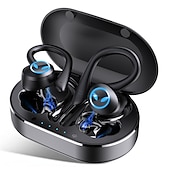 お買い得  ワイヤレスヘッドホン-TWS ワイヤレス イヤフォン Bluetooth 対応 5.1 ヘッドフォン IPX7 防水 イヤフォン LED ディスプレイ HD ステレオ マイク Xiaomi iPhone 用