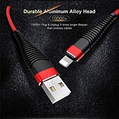 economico Cavetti per cellulari-5a cavo dati usb per iphone caricatore rapido cavo di ricarica per telefono android tipo c xiaomi huawei samsung filo caricatore per ipad