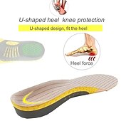 economico Cura dei piedi-duro ma utile 1 paio di plantari plantari in eva tpe per piedi piatti correzione del supporto dell&#039;arco cura del piede per solette ortopediche inserti per scarpe