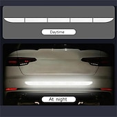 cheap Car Body Decoration &amp; Protection-5pcs/set Car Reflective Stickers Waterproof Car Warning Sticker Reflective Tape Car Decals Stickers Car Trunk Body Auto Accessories