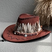 levne Divoký západ-18. století 19. století stát Texas Kovbojský klobouk Západní kovboj americký Pánské Dámské loučení se svobodou nevěsty Dospělé Klobouk