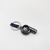 Недорогие Подвески и статуэтки для авто-Звездный огонь настоящий свисток звук турбо автомобильный брелок подшипник скольжения спиннинг турбо ключ чиан автозапчасти турбина турбокомпрессор кольцо для ключей брелок аксессуары
