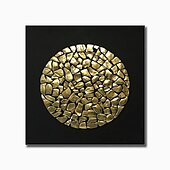 preiswerte Geometrische Drucke-Abstrakte Wandkunst auf Leinwand, Schwarzgold, geometrische Drucke und Poster, Malerei, moderne nordische Luxus-Wandkunst, Wohnzimmer, Heimdekoration, ohne Rahmen