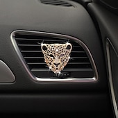 お買い得  車用アクセサリー＆オーナメント-starfire car air vent 香水クリップセット ダイヤモンドマネー ヒョウ car air vent アロマセラピー クリエイティブ車のインテリアジュエリー