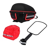 halpa Pyörälaukut-west biking® 8 l pyörän satulalaukku pyöräteline laukku metallirungolla ja sadesuojalla vedenpitävä kevyt heijastinnauha pyörälaukku kangas lycra eva polkupyörälaukku pyörälaukku pyörä polkupyörä pyöräily