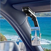 cheap Car Holder-Sun Visor Cell Phone Holder 360° Rotatable Multifunctional Sunvisor Hanging Clip Bracket Cell Phone Mount For  7 Inch Telephone