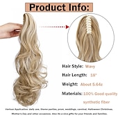 economico Code-A cordoncino Code Soffice / Classico / Facile da indossare Capelli sintetici Pezzo di capelli Estensione capelli Riccio Lungo Da sera / Festa / Serata / Da tutti i giorni
