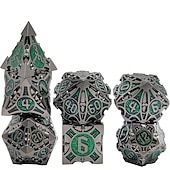 abordables Zapatos y accesorios-juego de dados dnd 7 mazmorras &amp; dragones anime accesorios de videojuegos