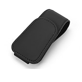 preiswerte Ablagefächer fürs Auto-Auto-Sonnenblenden-Brillenhalter - Magnetischer Leder-Brillenclip und Ticketkartenhalter Auto-Sonnenblenden-Zubehör