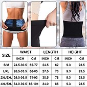 cheap Shapewear-Waist Trainer For Women Shaper Sauna Sweat Belt Waist Trimmer