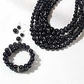 cheap Accessories and More-Earrings Pearl Necklace Choker Bracelet 3 Pcs Flapper Accessories Retro Vintage 1920s Alloy For The Great Gatsby Cosplay Women&#039;s Costume Jewelry Fashion Jewelry