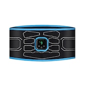 ieftine Aparat de Masaj-EMS stimulator muscular centura de slăbit corporală abdominală, antrenor electric inteligent pentru abs, braț, talie, pierdere în greutate, centură de vibrații de fitness