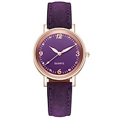 abordables Relojes de Cuarzo-Reloj de cuarzo de lujo para mujer, reloj de pulsera de cuarzo a la moda para mujer, pulsera de color de moda diversa y concisa de gama alta para reloj informal a juego para mujer