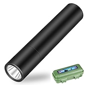 رخيصةأون مشاعل تكتيكية-أضواء فلاش يدوية LED بواعث أوتوماتيكي إضاءة الوضع مع كابل USB تصميم جديد سهل الحمل مضاعف استخدام اليومي
