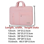 levne Tašky, pouzdra a pouzdra na notebooky-taška na notebook 13,3 14 15 15,6 palcová taška na notebook pro macbook air pro 11 13 15 dell asus hp pouzdro pro muže ženy