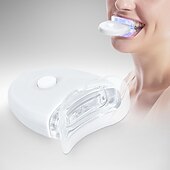 זול ביטחון אישי-מכשיר להלבנת שיניים LED, כלי נטענת נייד נטענת באור כחול לטיפול פה, מכשיר להלבנת שיניים חשמלי, כלי לטיפוח פה מסוג LED, לכיסוי והלבנת כתמים הנגרמים מעישון קפה, תה, יין וסיגריות