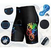 abordables Pantalones cortos, mallas y pantalones para hombre-Hombre Graphic Culotte Ciclismo Bicicleta Pantalones Cortos Acolchados Prendas de abajo MTB Bicicleta Montaña Ciclismo Carretera Deportes Almohadilla 3D Secado rápido Dispersor de humedad Transpirable
