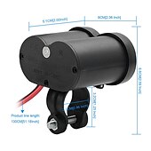 levne Příslušenství pro motocykly a ATV-starfire motocykl usb nabíječka zásuvka zapalovače usb zapalovač motorka napájecí adaptér na řídítka s vypínačem vodotěsný kryt