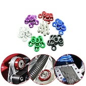 economico Attrezzi per riparazione auto-10pcs alluminio m6 x 20 modifica styling auto parafango rondella targa bulloni decorazione auto