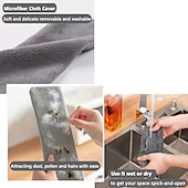 economico spazzolone-Detergente per polvere 1pc, spolverino in microfibra, artefatto per la pulizia della polvere a fessura retrattile, pennello in microfibra a manico lungo