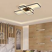 cheap Dimmable Ceiling Lights-Ceiling Lights 4-Light 90 cm Dimmable Cluster Design Ceiling Lights Aluminum Silica gel Artistic Style Modern Style Novelty Painted Finishes Black/White/Gold 110-240V