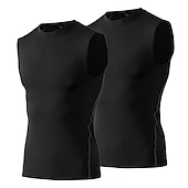 abordables Maillots Hombre-Hombre Camiseta sin mangas de gimnasio Camiseta sin Mangas de Compresión Sin Mangas Capa base Deportivo Otoño Poliéster Elastán Secado rápido Reductor del Sudor Entrenamiento de gimnasio Baloncesto