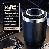 cheap Car Organizers-StarFire Car Ashtray Multi-functional Personalized Car Supplies General Household Portable Metal Liner Ashtray