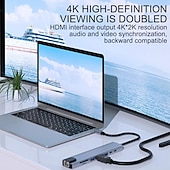 Недорогие USB-концентраторы-док-станция usb type c usb c hub 3.0 адаптер 8 в 1 hdmi устройство чтения карт памяти sd/tf для macbook air ipad периферийные устройства для портативных компьютеров