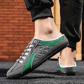 economico Ciabatte e infradito da uomo-sneakers casual slip-on da uomo con design a tallone aperto, stile allacciato leggero - ideali per l'estate e per il comfort quotidiano