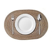 abordables Plaidemats &amp; Coasters &amp; Trivets-manteles individuales manteles individuales resistentes al calor impermeables lavables al aire libre para bodas cocina comedor mesa de patio decoraciones 1 piezas